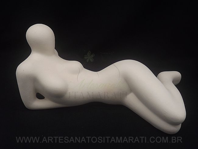 Detalhes do produto Estatueta Mulher Deitada